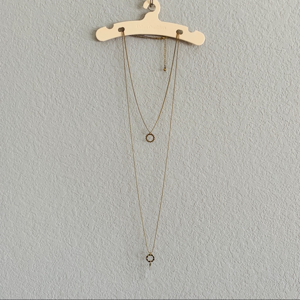 UO circle necklace